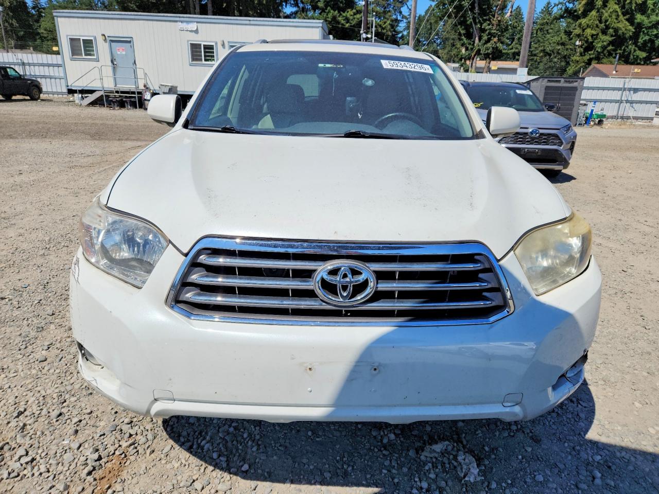 2008 Toyota Highlander Limited White vin: JTEES42AX82053247