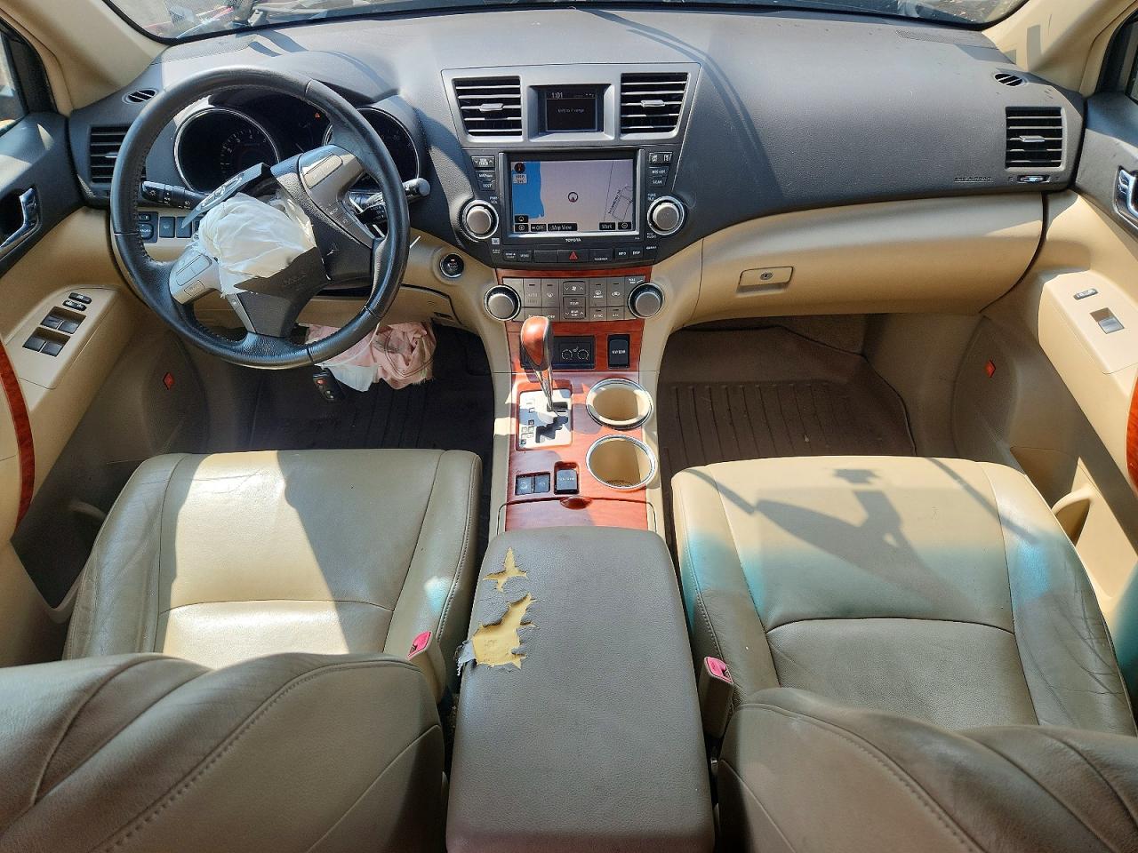 2008 Toyota Highlander Limited Maroon vin: JTEES42AX82079637