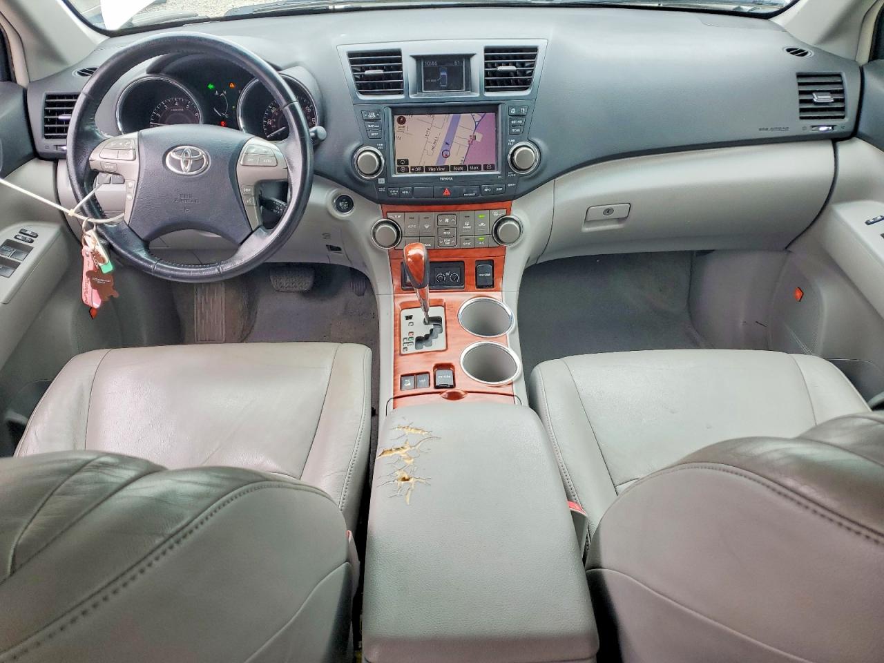 2008 Toyota Highlander Limited Белый vin: JTEES42AX82095126