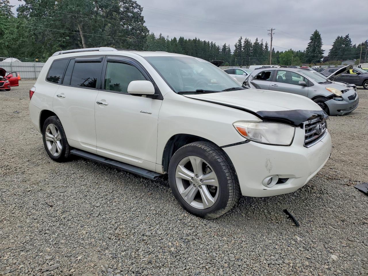 2008 Toyota Highlander Limited Белый vin: JTEES42AX82095126