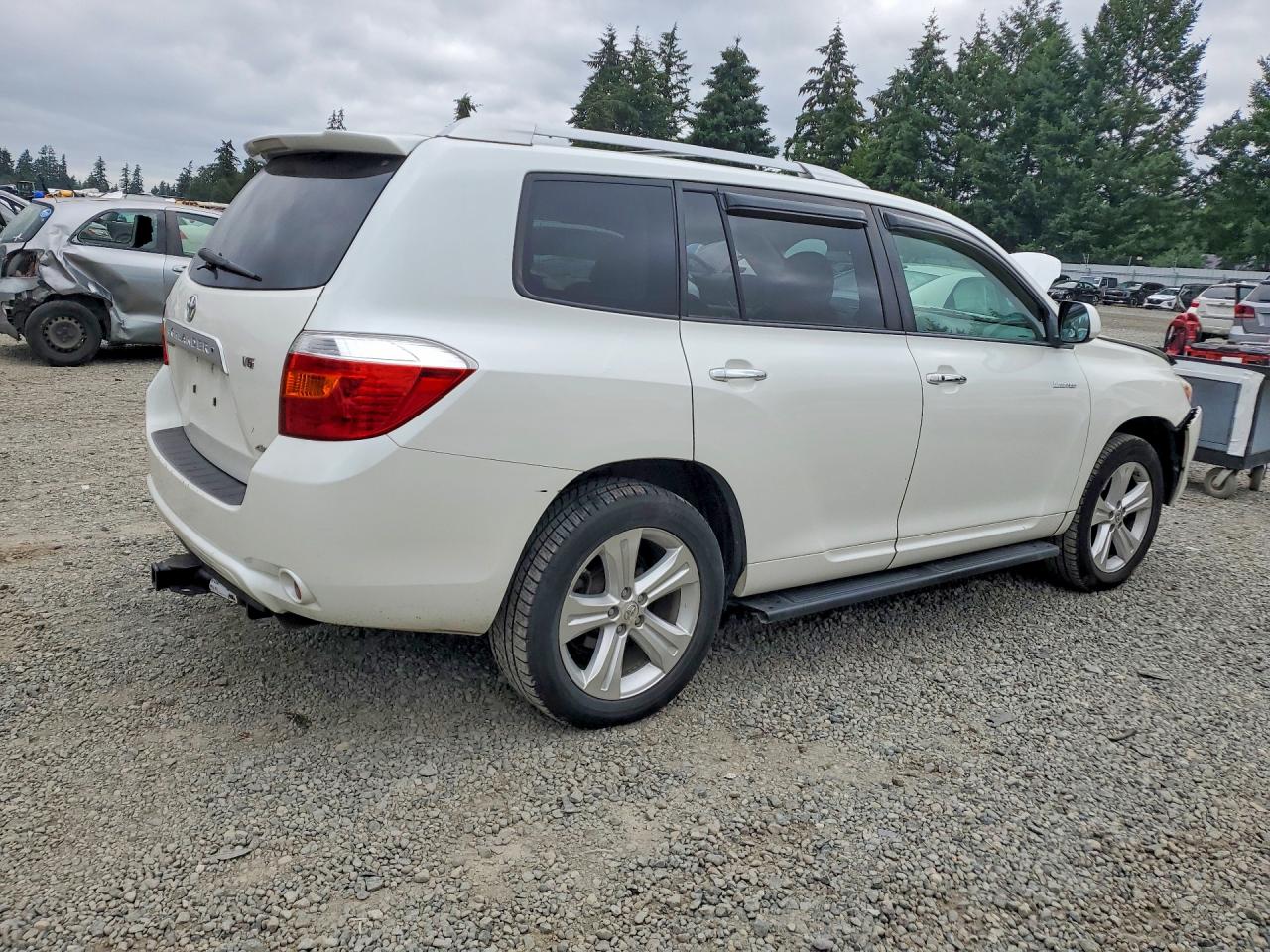 2008 Toyota Highlander Limited Белый vin: JTEES42AX82095126