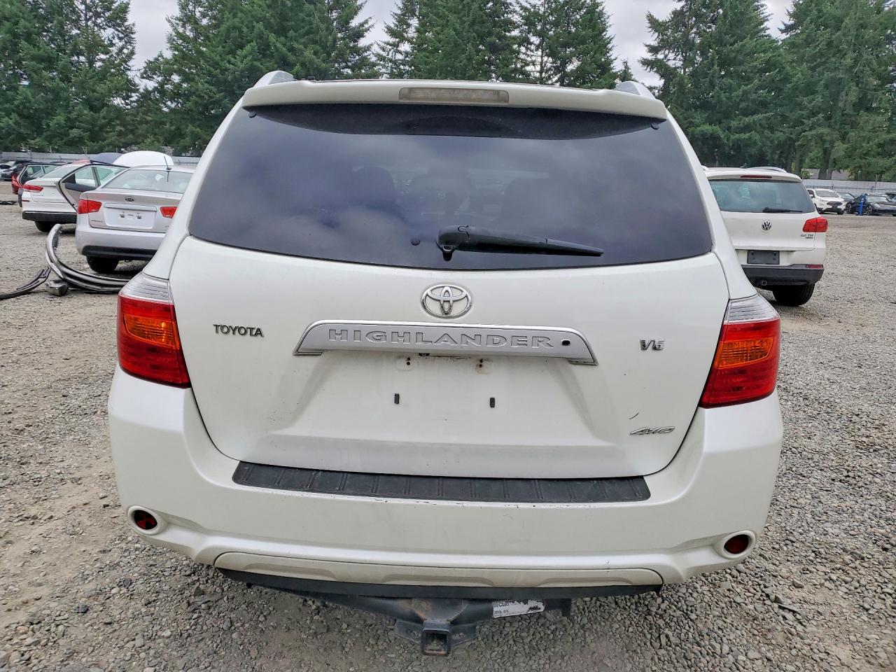 2008 Toyota Highlander Limited Белый vin: JTEES42AX82095126