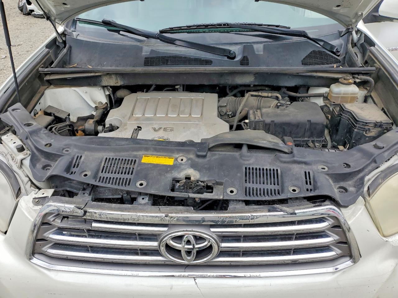 2008 Toyota Highlander Limited Белый vin: JTEES42AX82095126