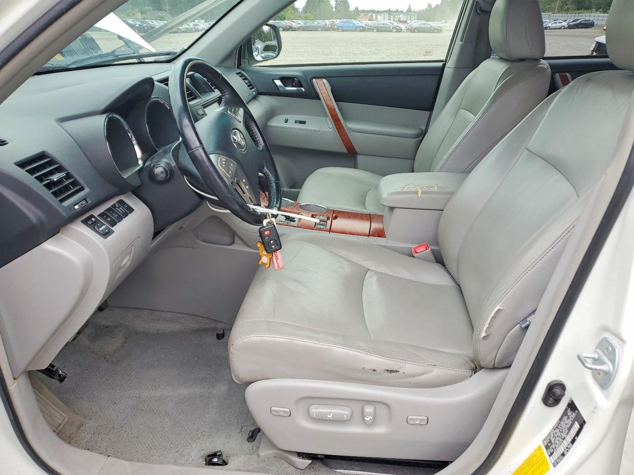 2008 Toyota Highlander Limited Белый vin: JTEES42AX82095126