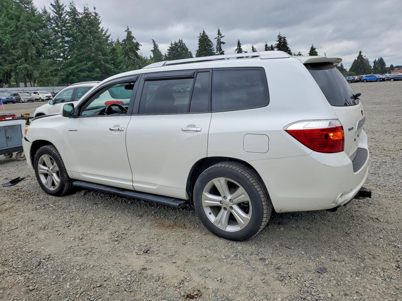 2008 Toyota Highlander Limited Белый vin: JTEES42AX82095126
