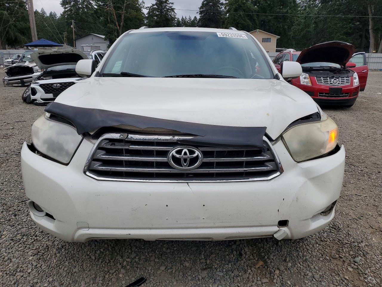 2008 Toyota Highlander Limited Белый vin: JTEES42AX82095126