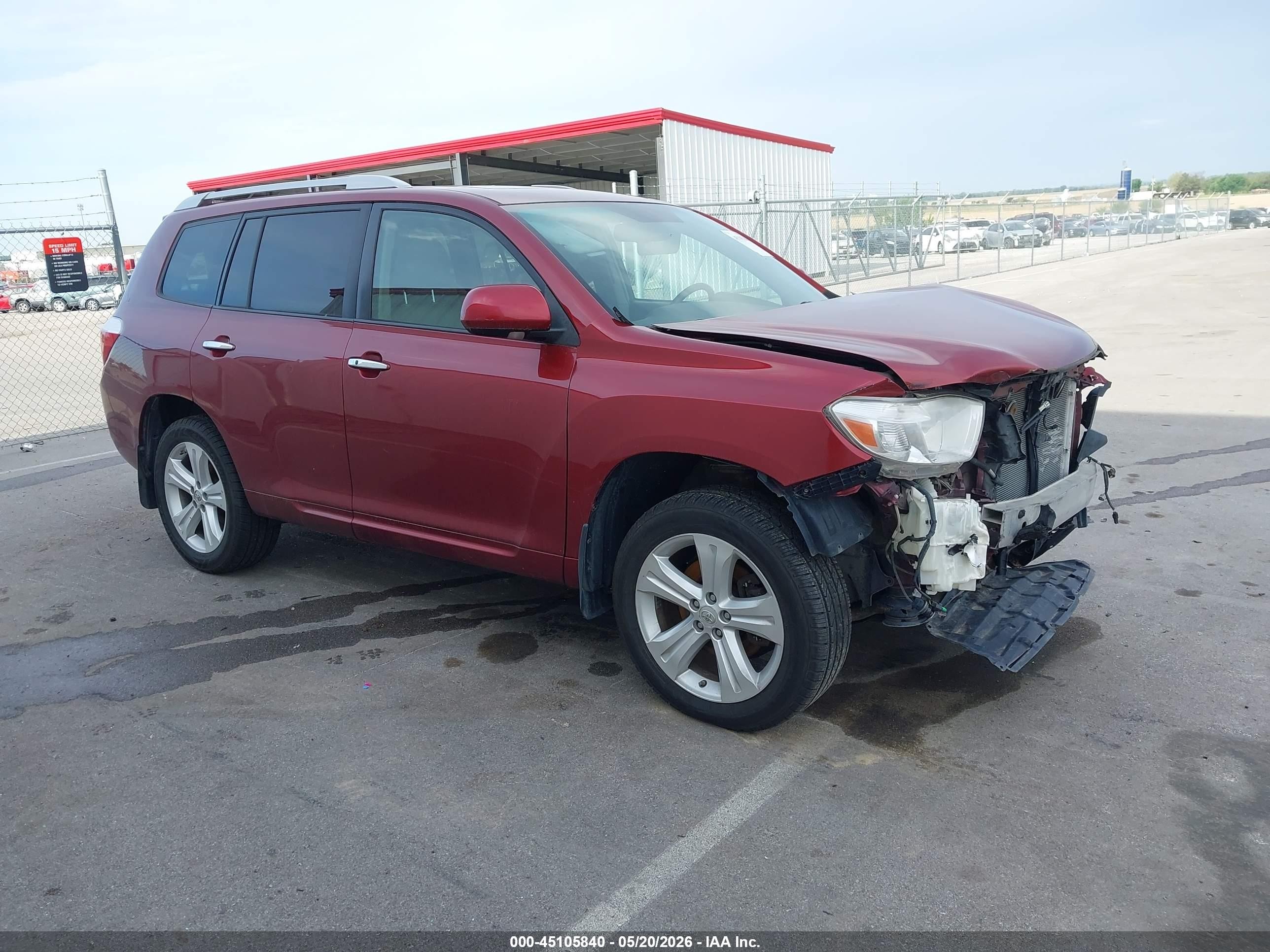 2009 Toyota Highlander Limited Red vin: JTEES42AX92110791