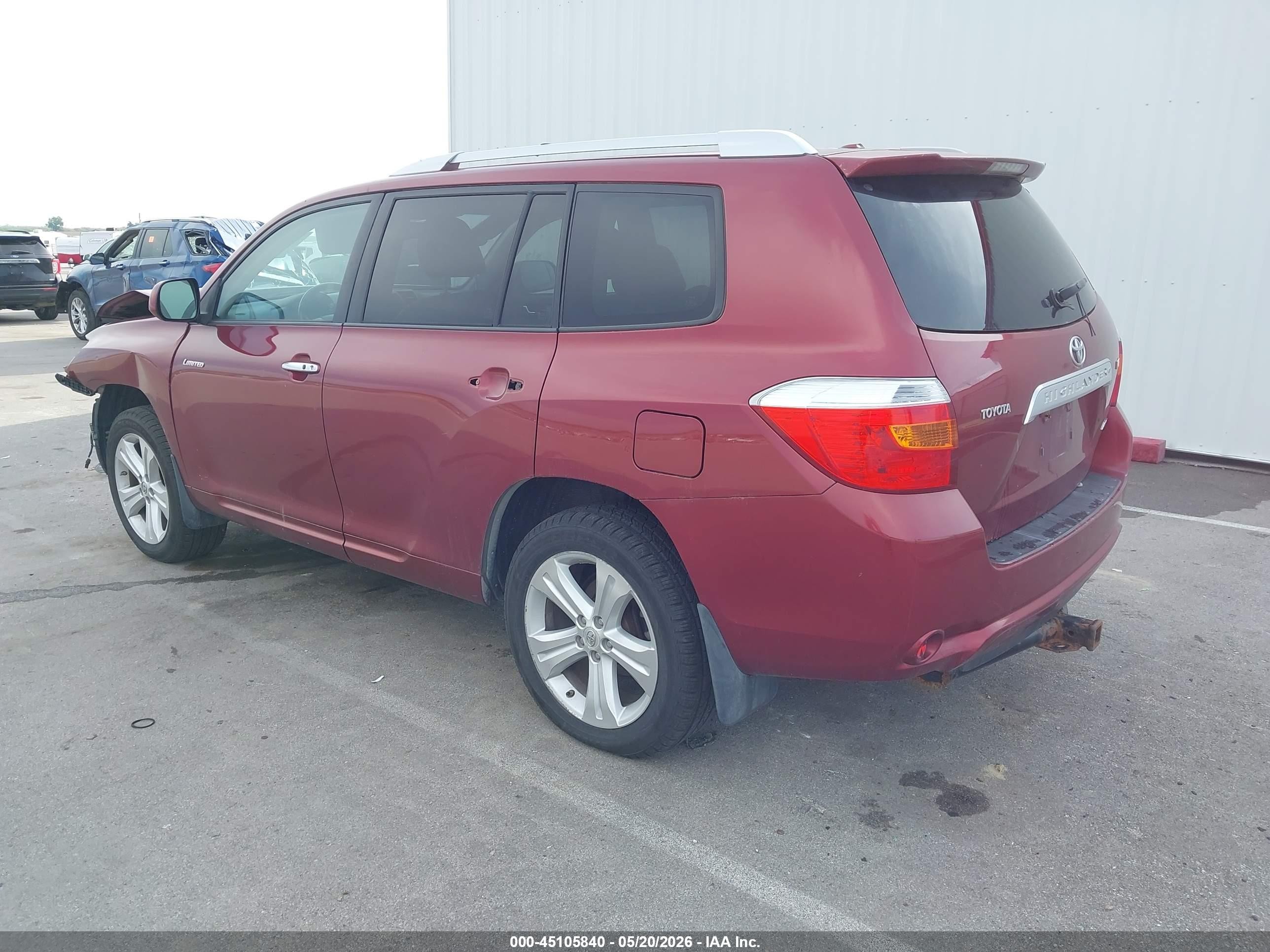2009 Toyota Highlander Limited Red vin: JTEES42AX92110791