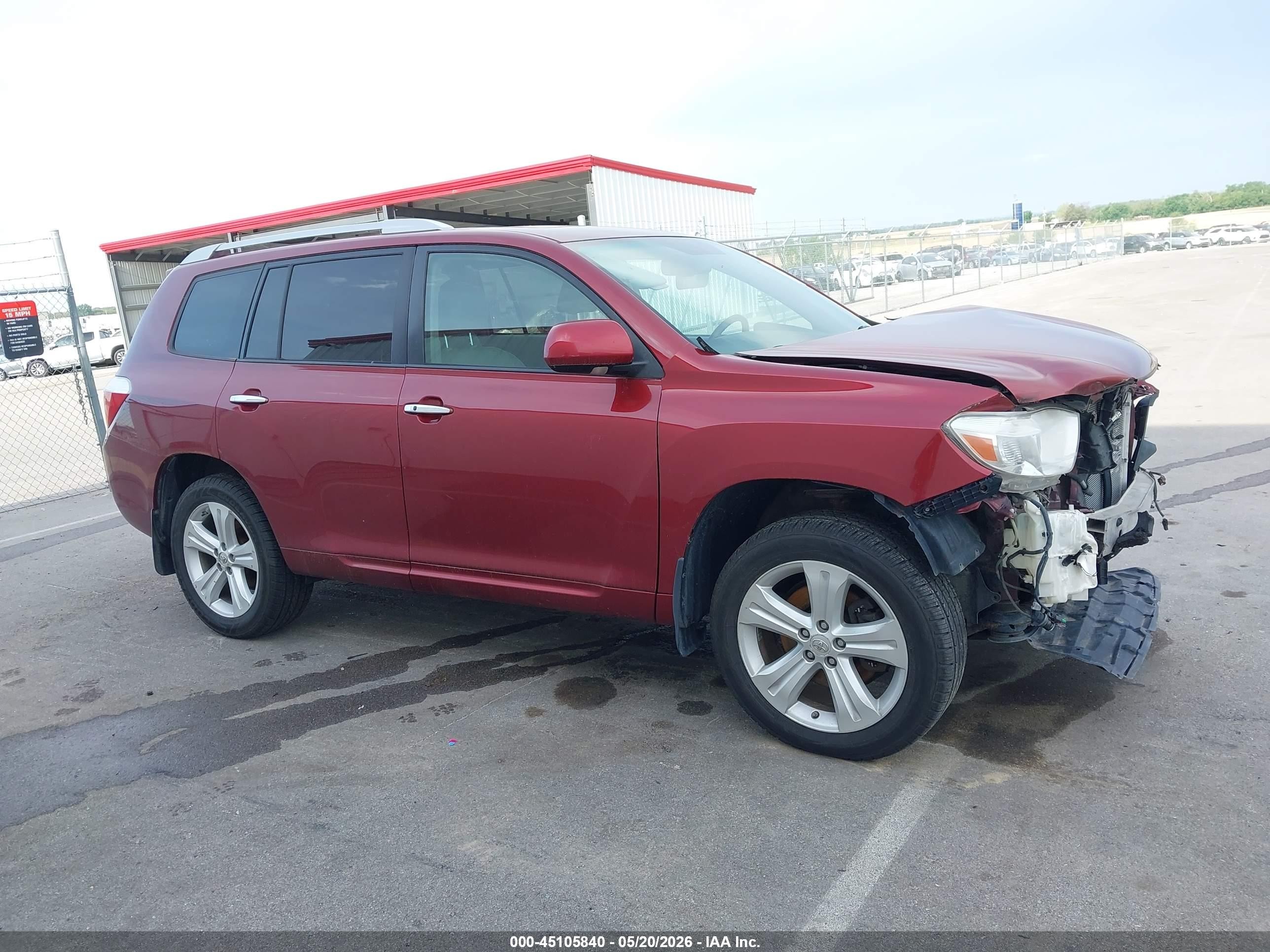 2009 Toyota Highlander Limited Red vin: JTEES42AX92110791
