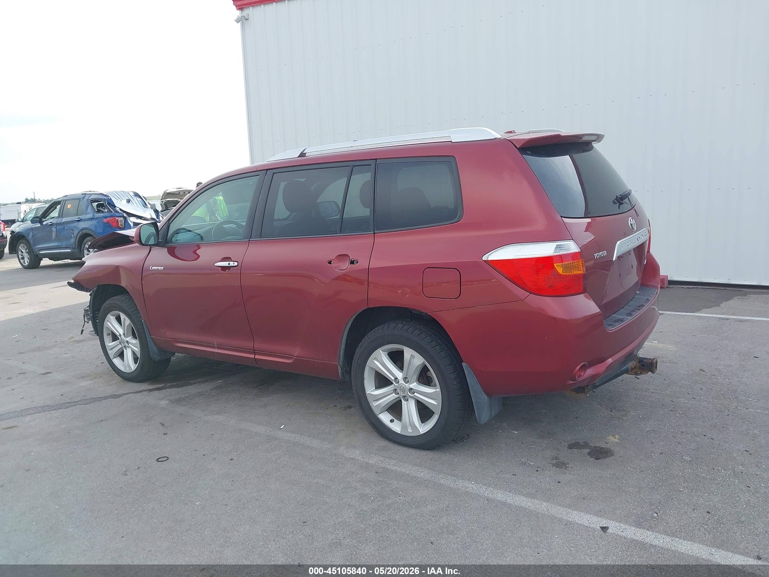 2009 Toyota Highlander Limited Red vin: JTEES42AX92110791
