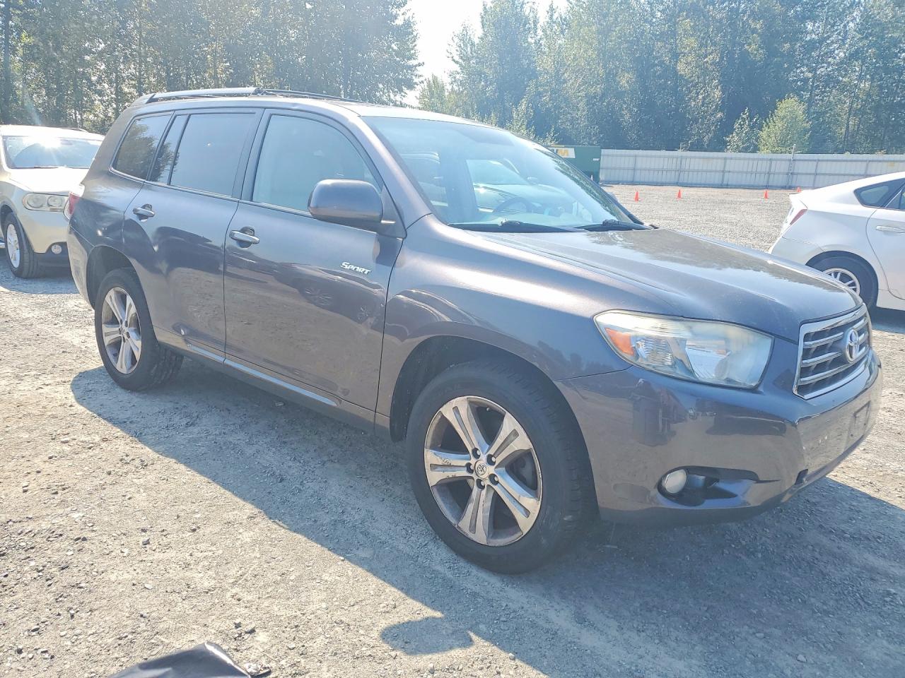 2008 Toyota Highlander Sport Gray vin: JTEES43A082029179