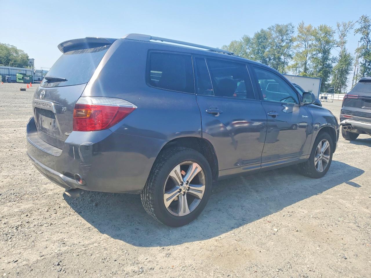2008 Toyota Highlander Sport Gray vin: JTEES43A082029179