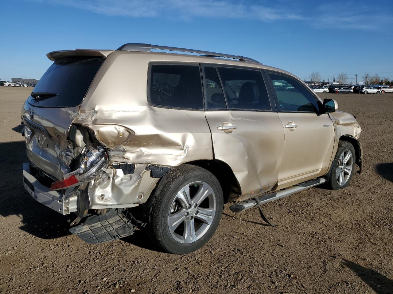 2008 Toyota Highlander Sport Gold vin: JTEES43A082032552