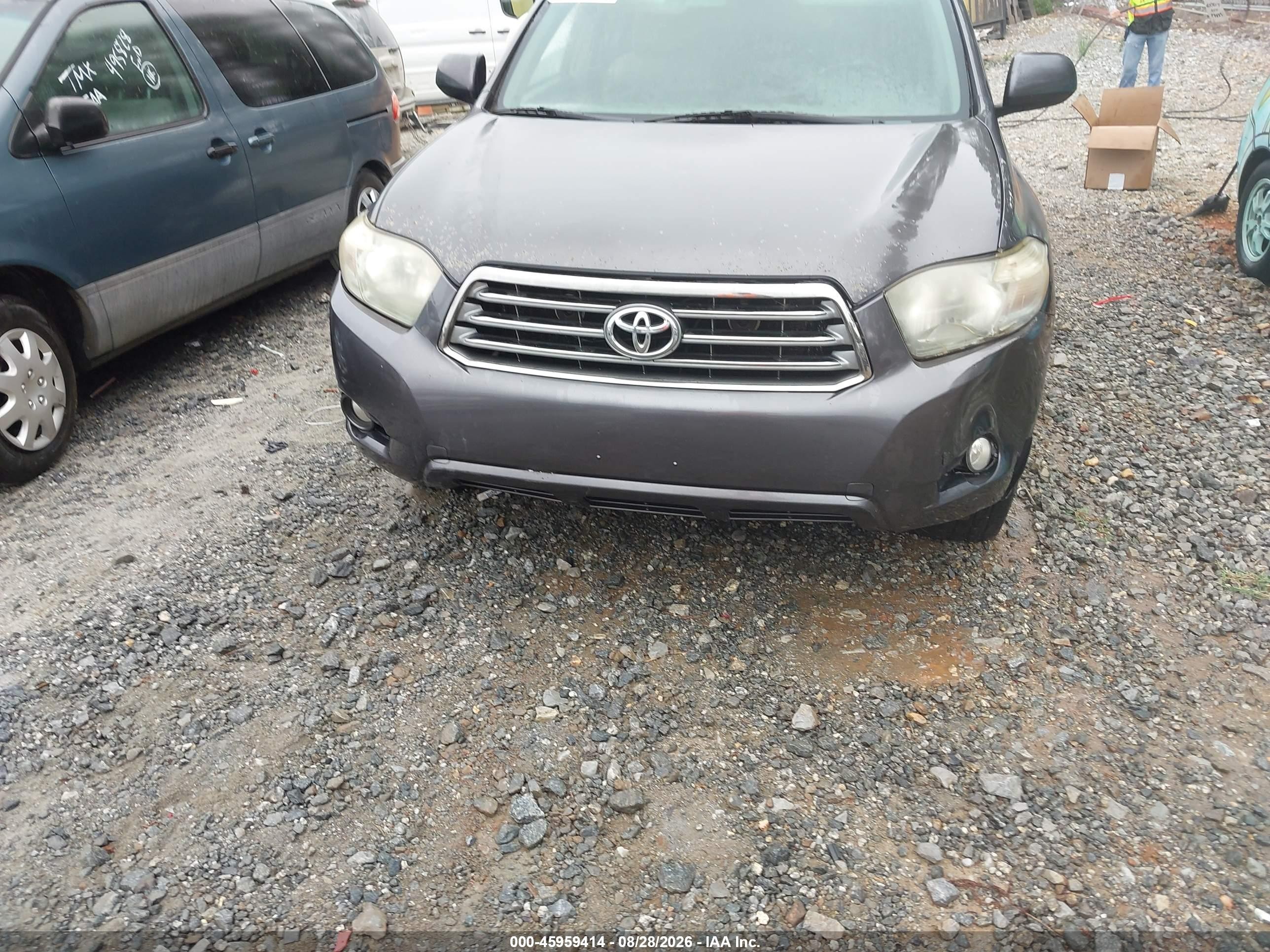 2008 Toyota Highlander Sport Серый vin: JTEES43A082079872
