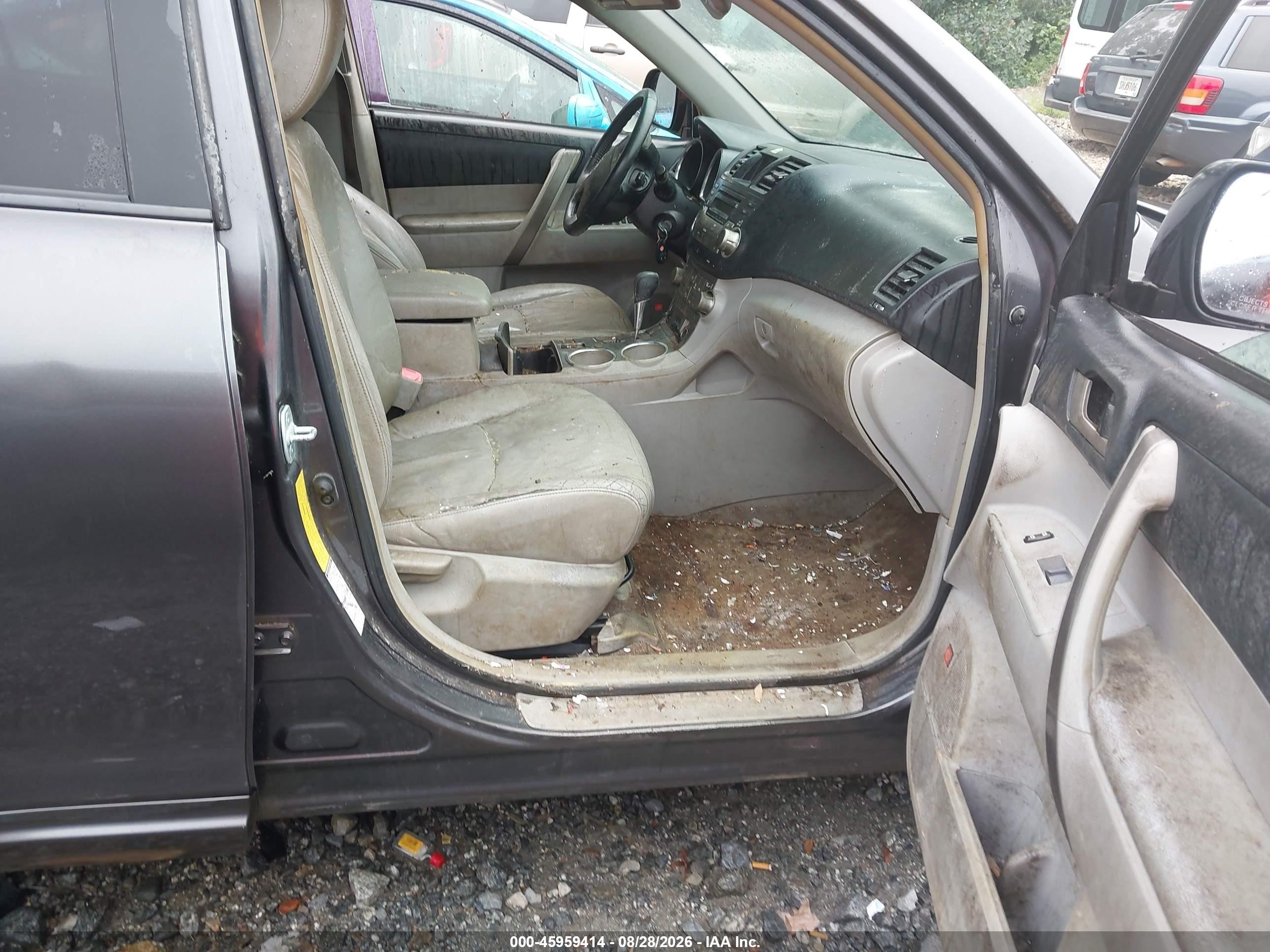 2008 Toyota Highlander Sport Серый vin: JTEES43A082079872