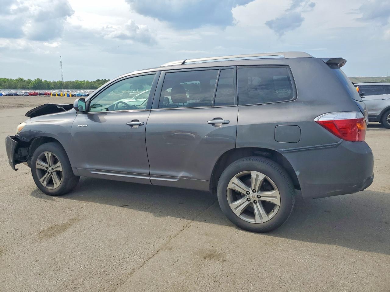 2008 Toyota Highlander Sport Gray vin: JTEES43A082109484