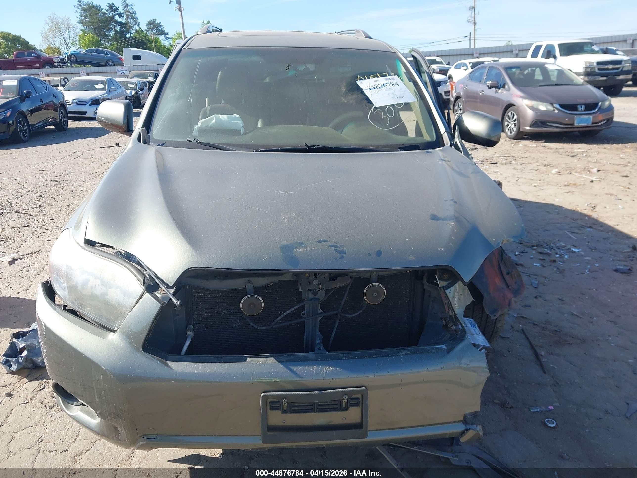 2008 Toyota Highlander Sport Green vin: JTEES43A182015176