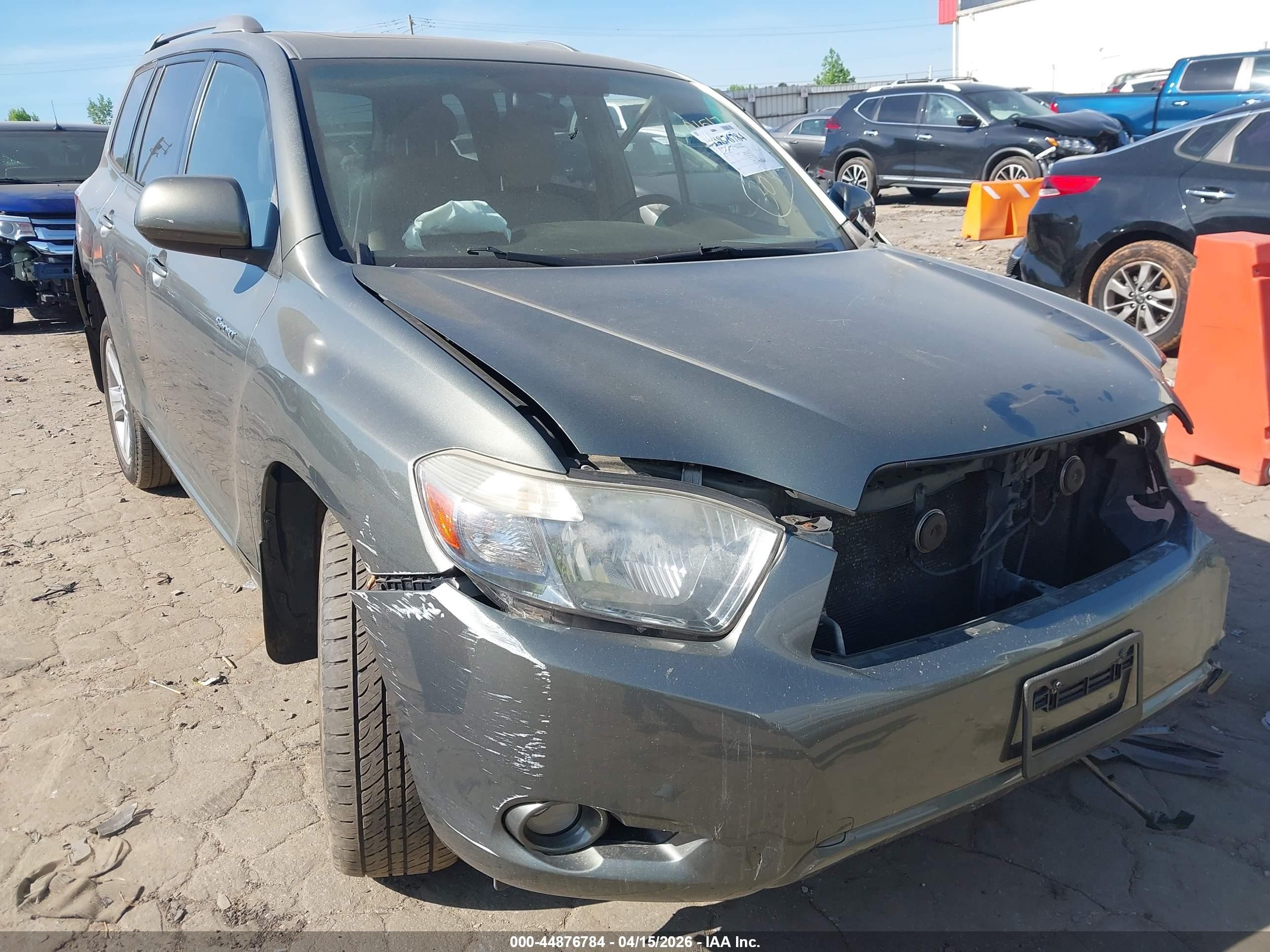 2008 Toyota Highlander Sport Green vin: JTEES43A182015176
