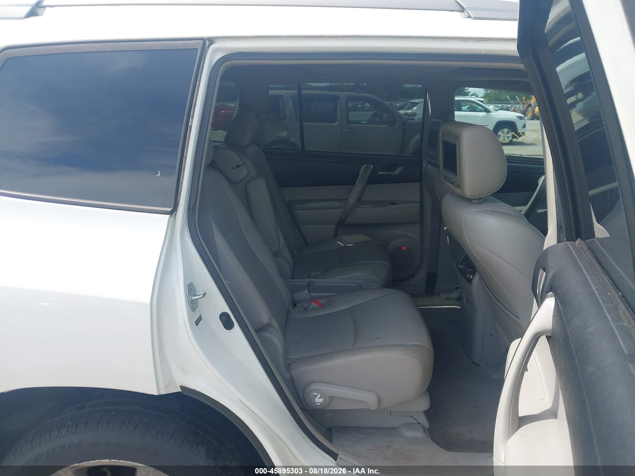 2008 Toyota Highlander Sport Белый vin: JTEES43A182077922