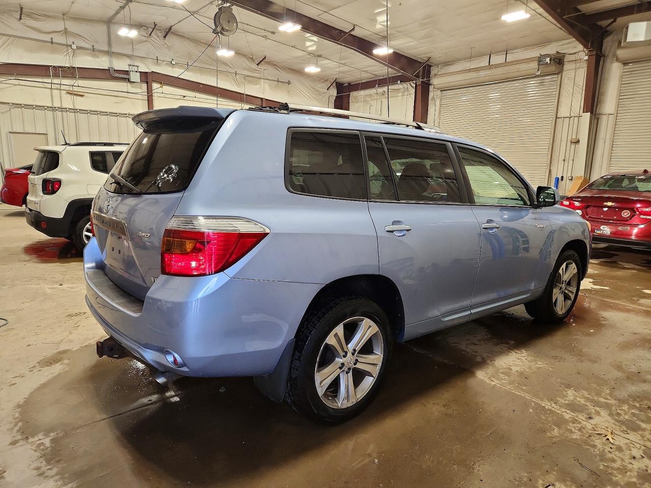 2008 Toyota Highlander Sport Синий vin: JTEES43A182090413