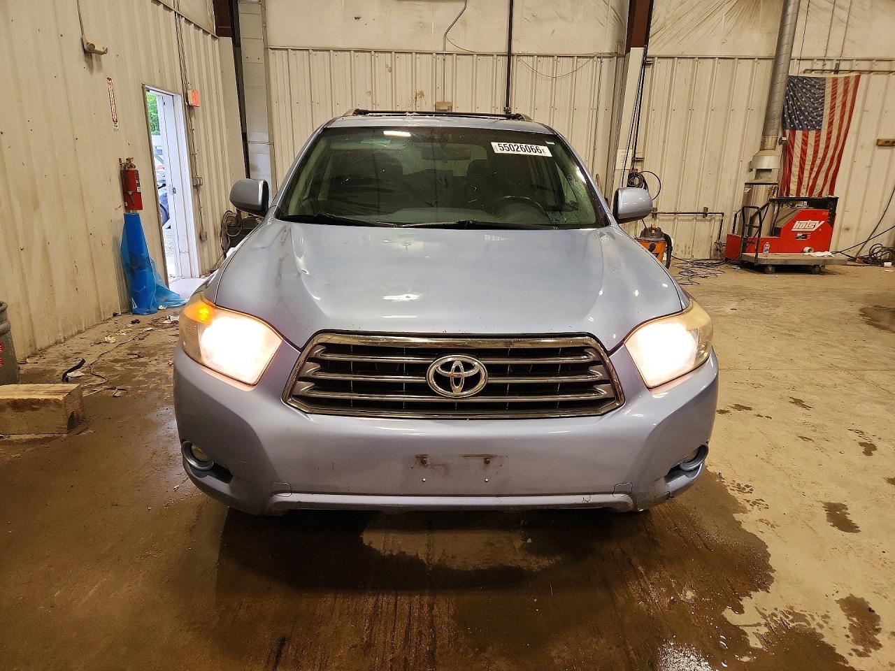 2008 Toyota Highlander Sport Синий vin: JTEES43A182090413