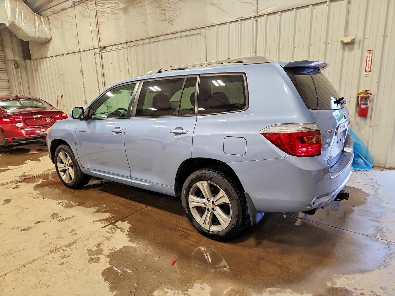 2008 Toyota Highlander Sport Синий vin: JTEES43A182090413