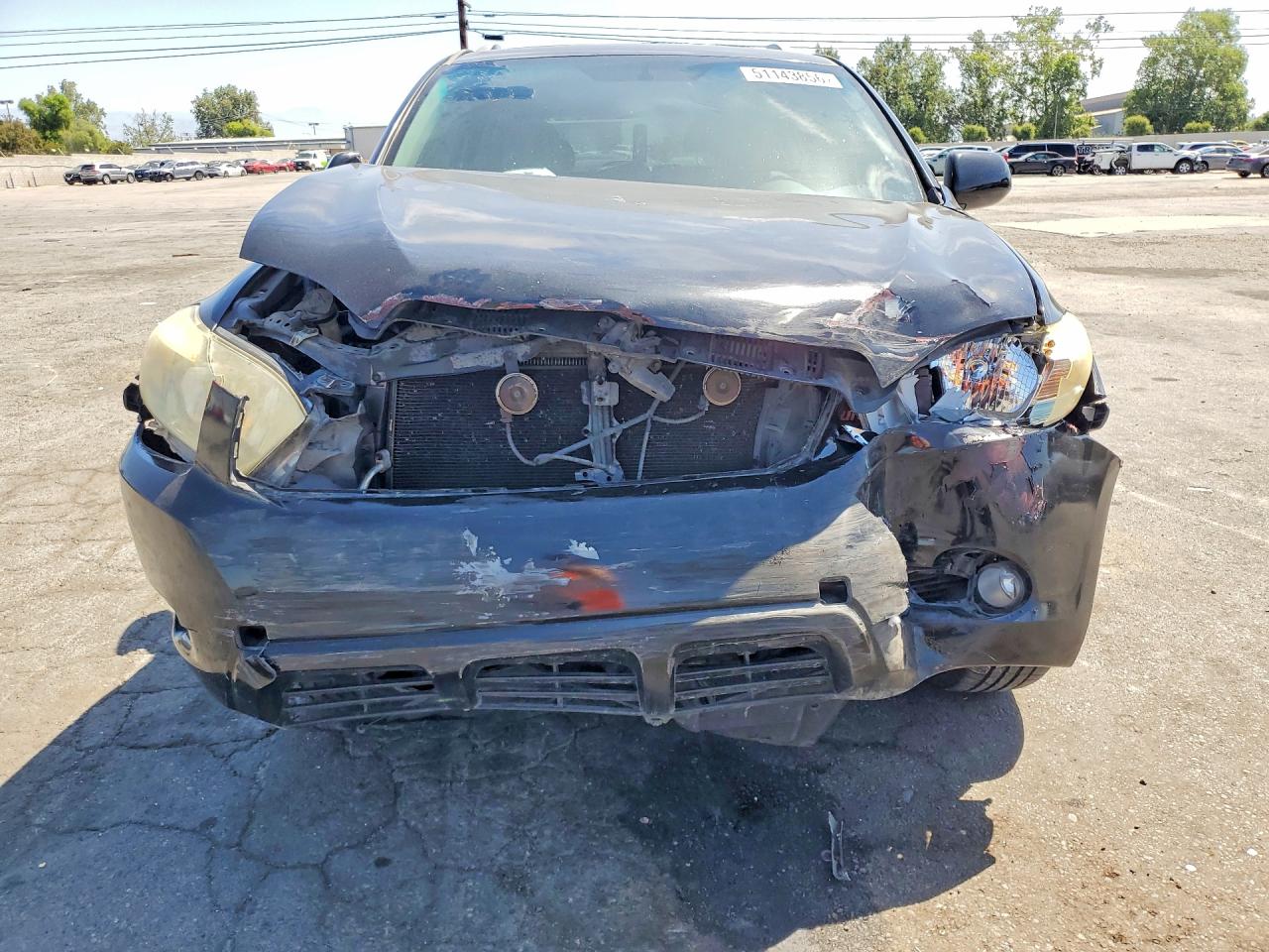 2008 Toyota Highlander Sport Black vin: JTEES43A182098155