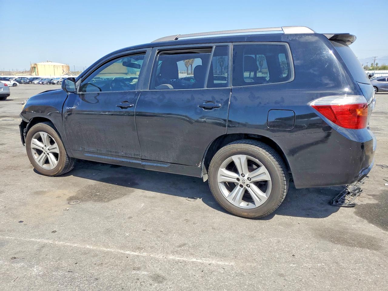 2008 Toyota Highlander Sport Black vin: JTEES43A182098155