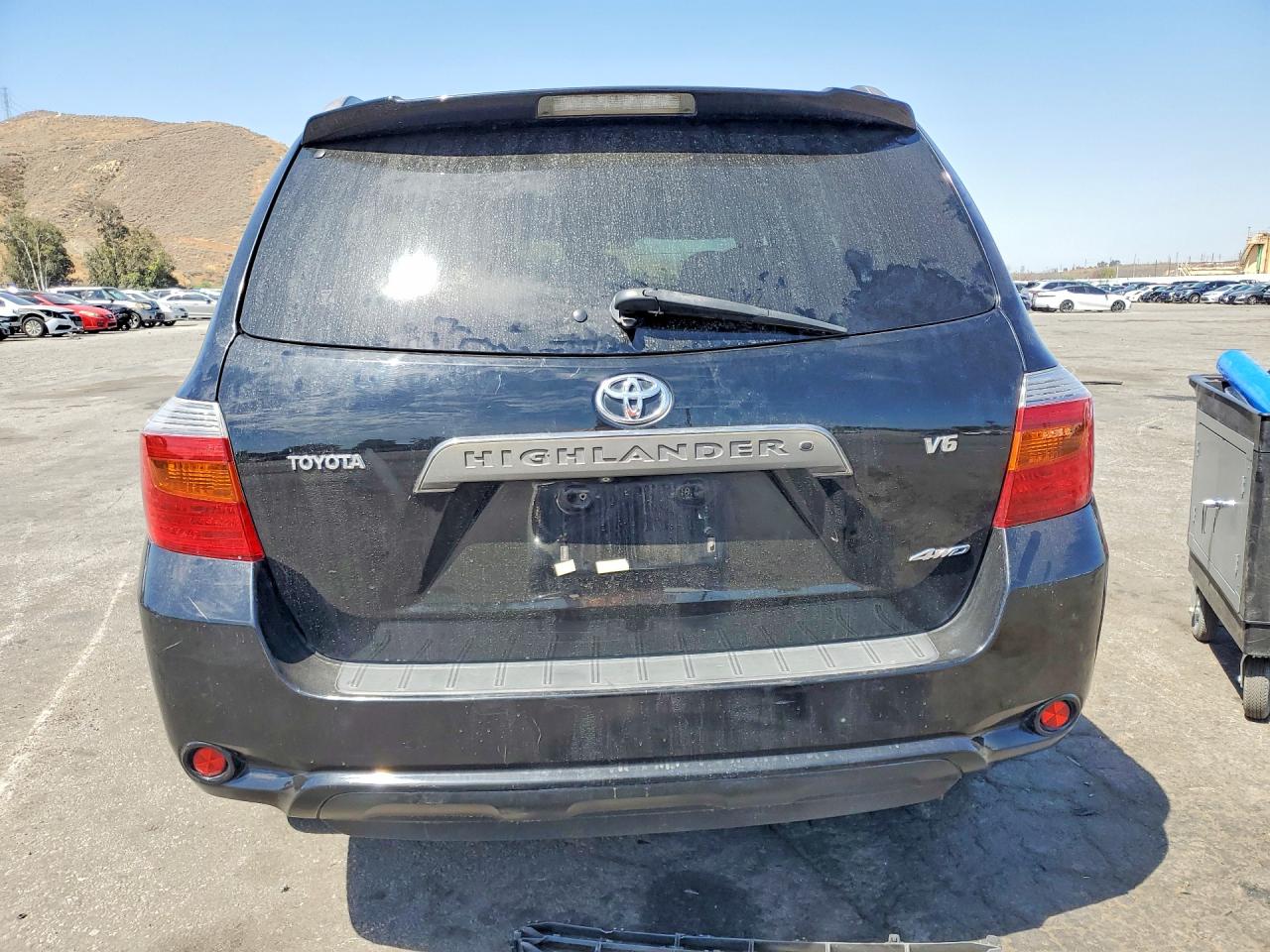 2008 Toyota Highlander Sport Black vin: JTEES43A182098155