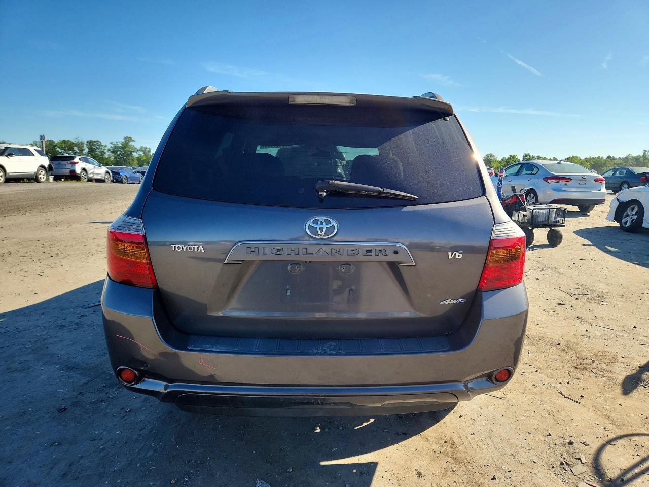 2008 Toyota Highlander Sport Gray vin: JTEES43A182101359