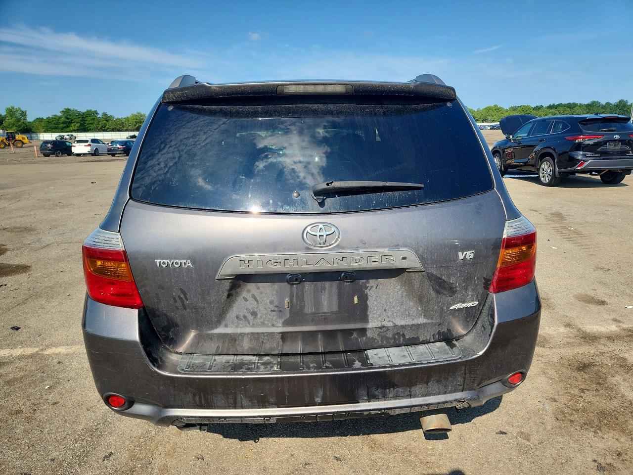 2008 Toyota Highlander Sport Gray vin: JTEES43A282011024