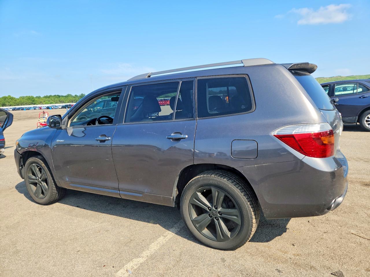 2008 Toyota Highlander Sport Gray vin: JTEES43A282011024
