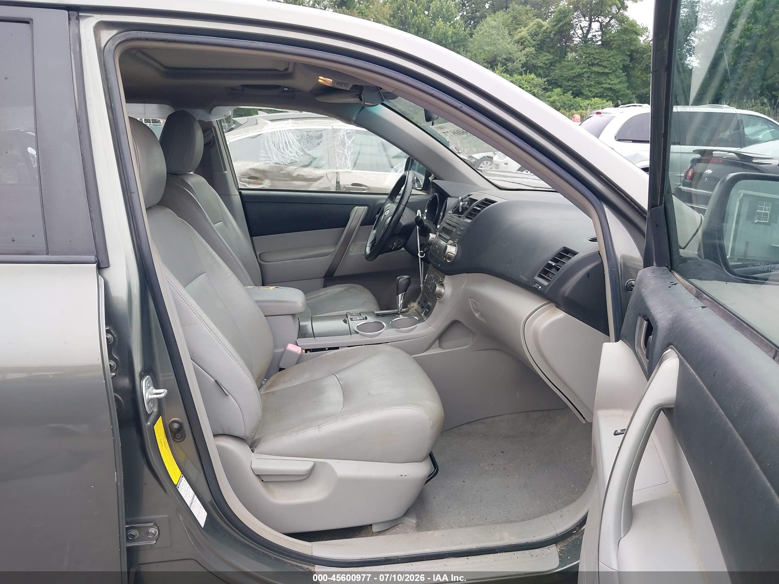 2008 Toyota Highlander Sport Green vin: JTEES43A282041480