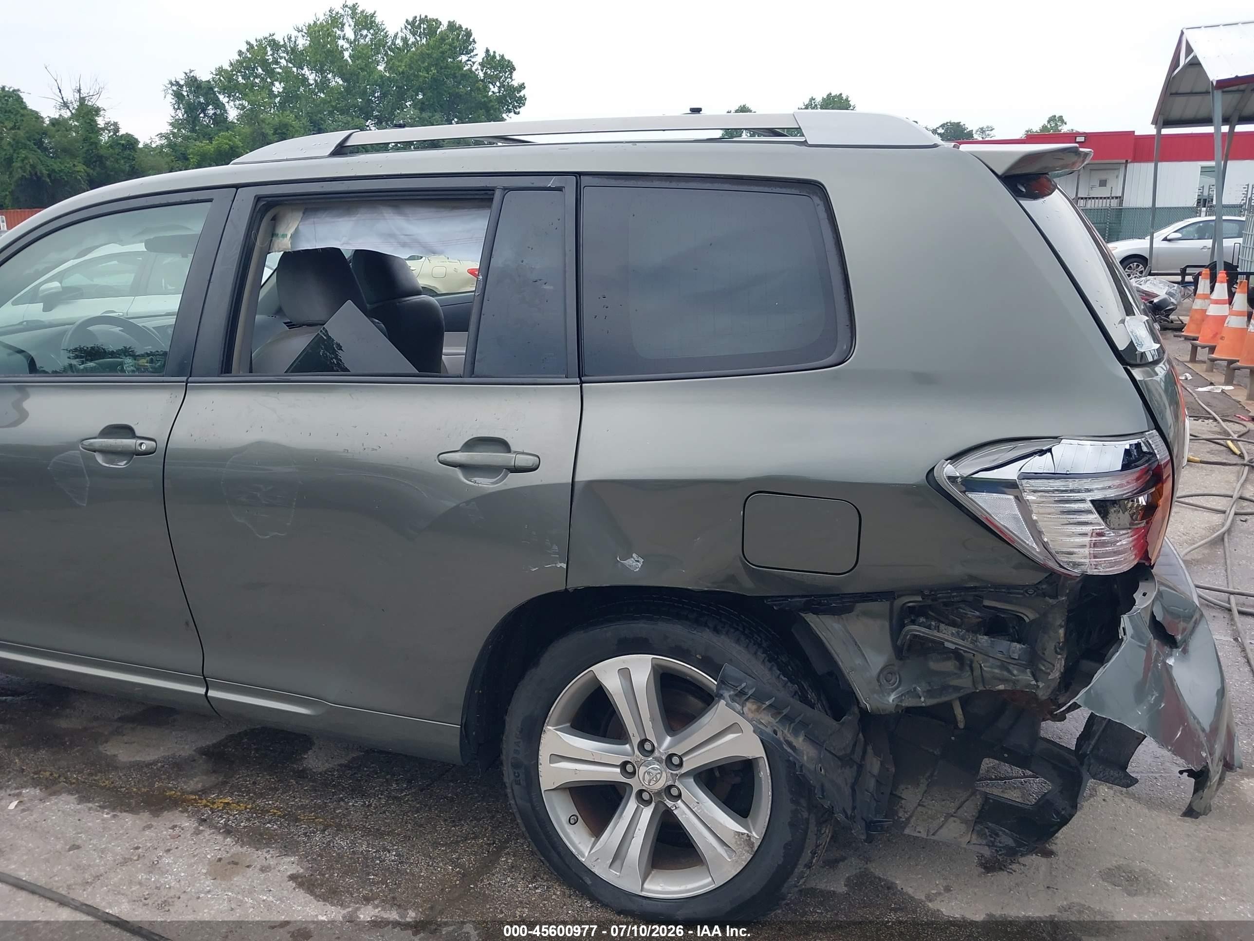 2008 Toyota Highlander Sport Green vin: JTEES43A282041480