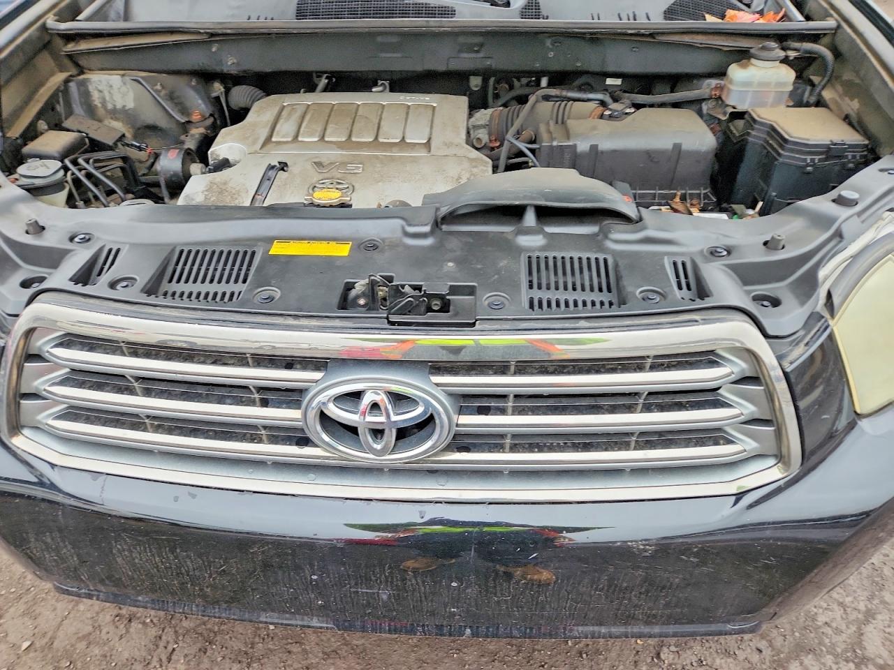 2008 Toyota Highlander Sport Black vin: JTEES43A282097449