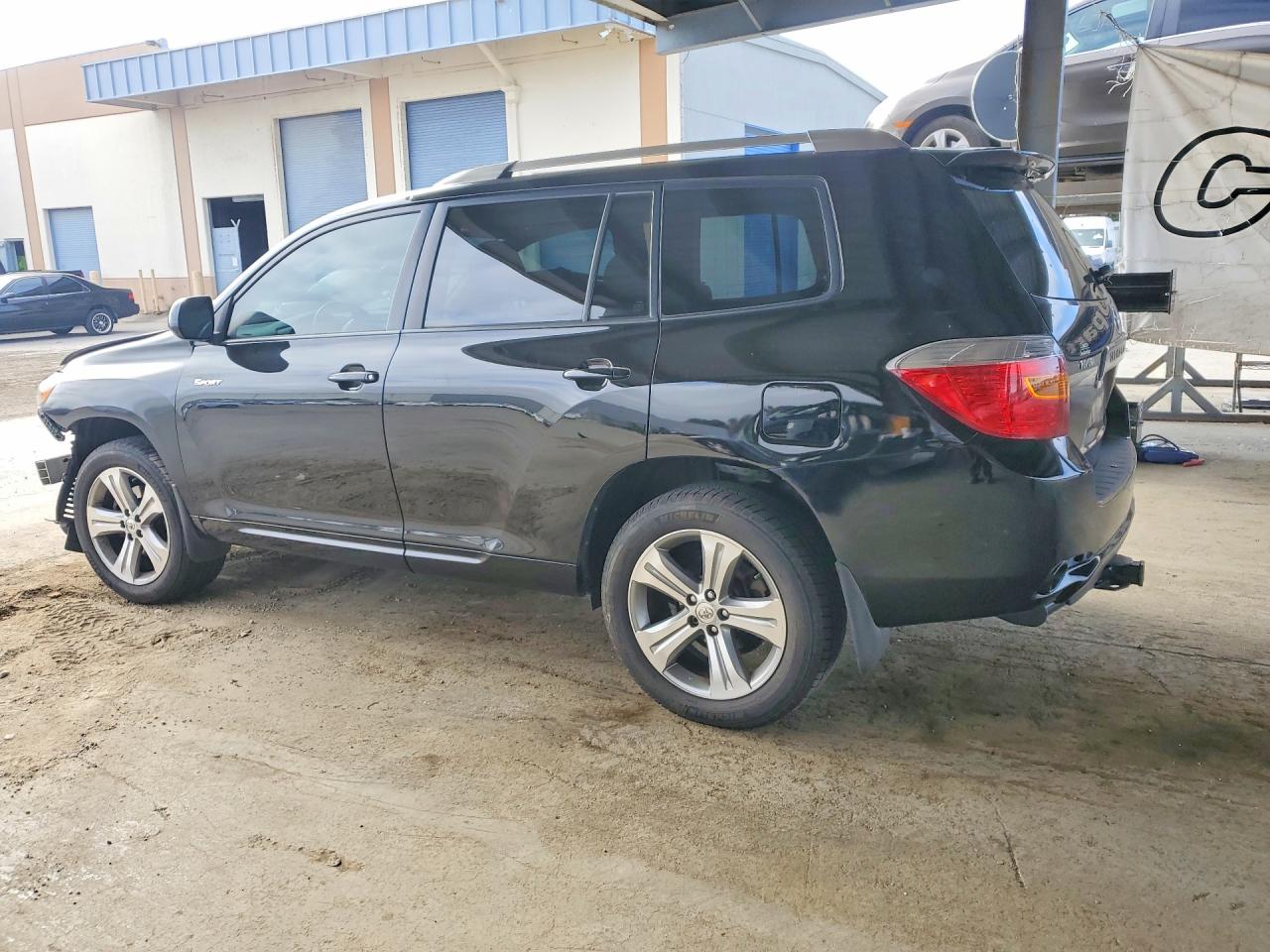 2008 Toyota Highlander Sport Black vin: JTEES43A282099766