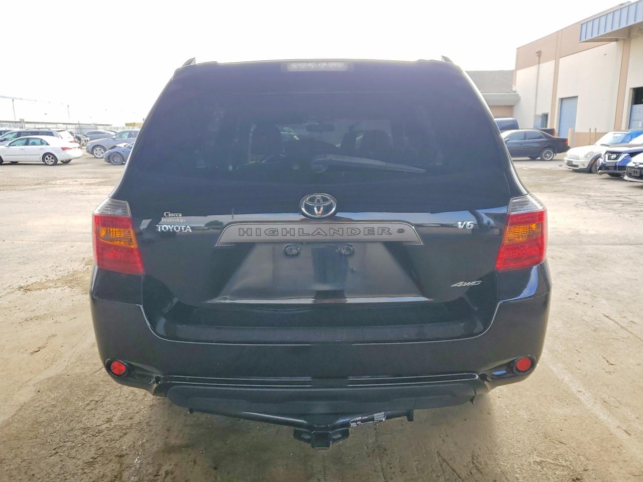 2008 Toyota Highlander Sport Black vin: JTEES43A282099766