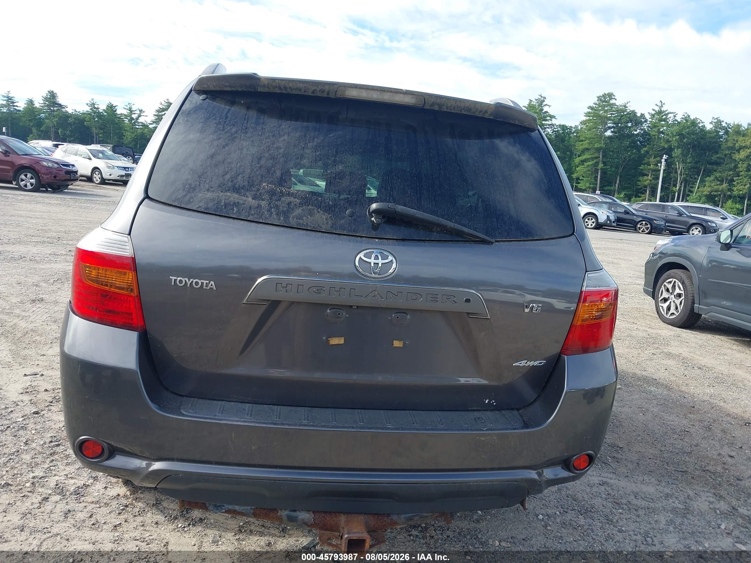2009 Toyota Highlander Sport Серый vin: JTEES43A292133318