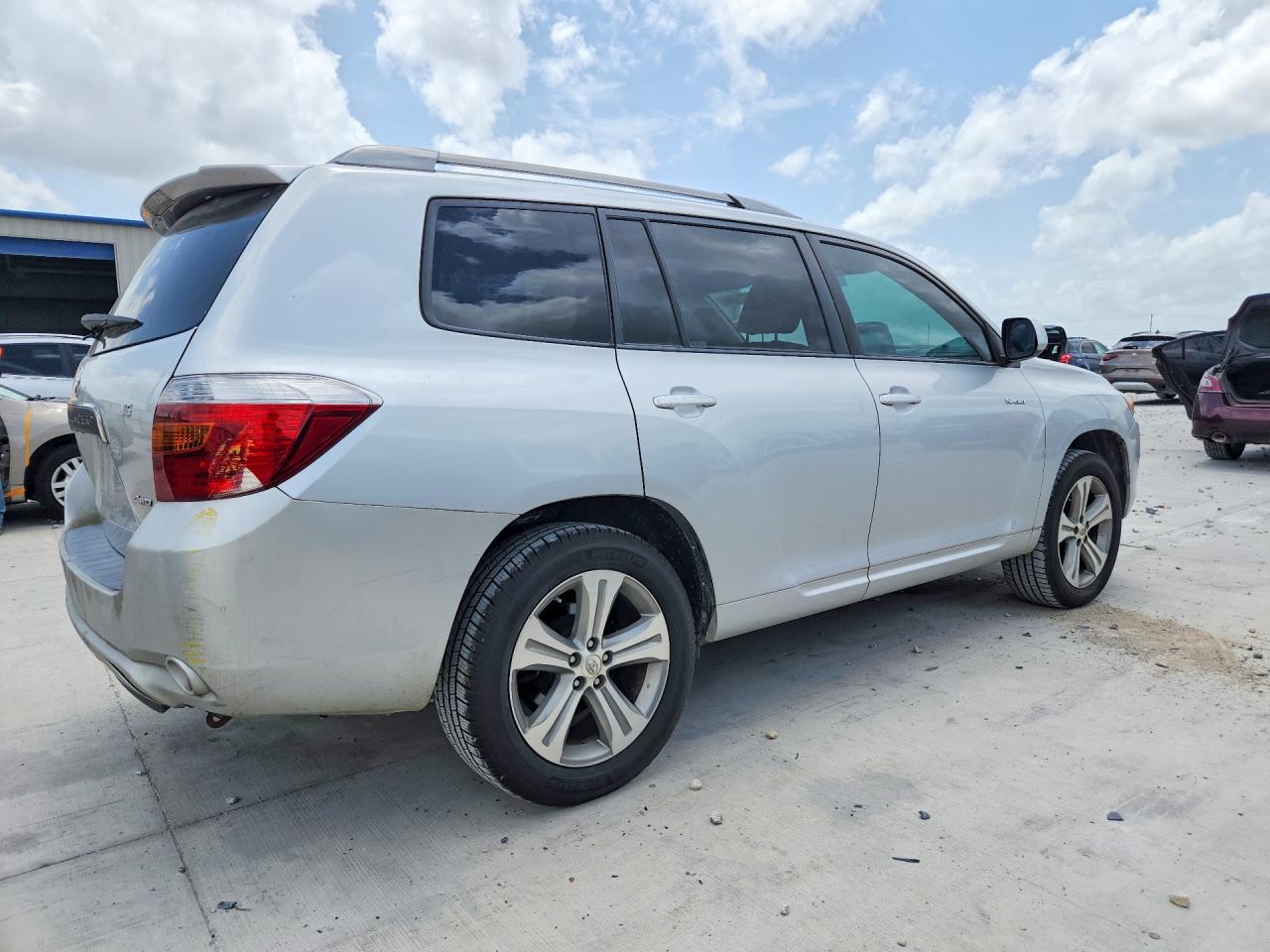 2009 Toyota Highlander Sport Серебряный vin: JTEES43A292136414