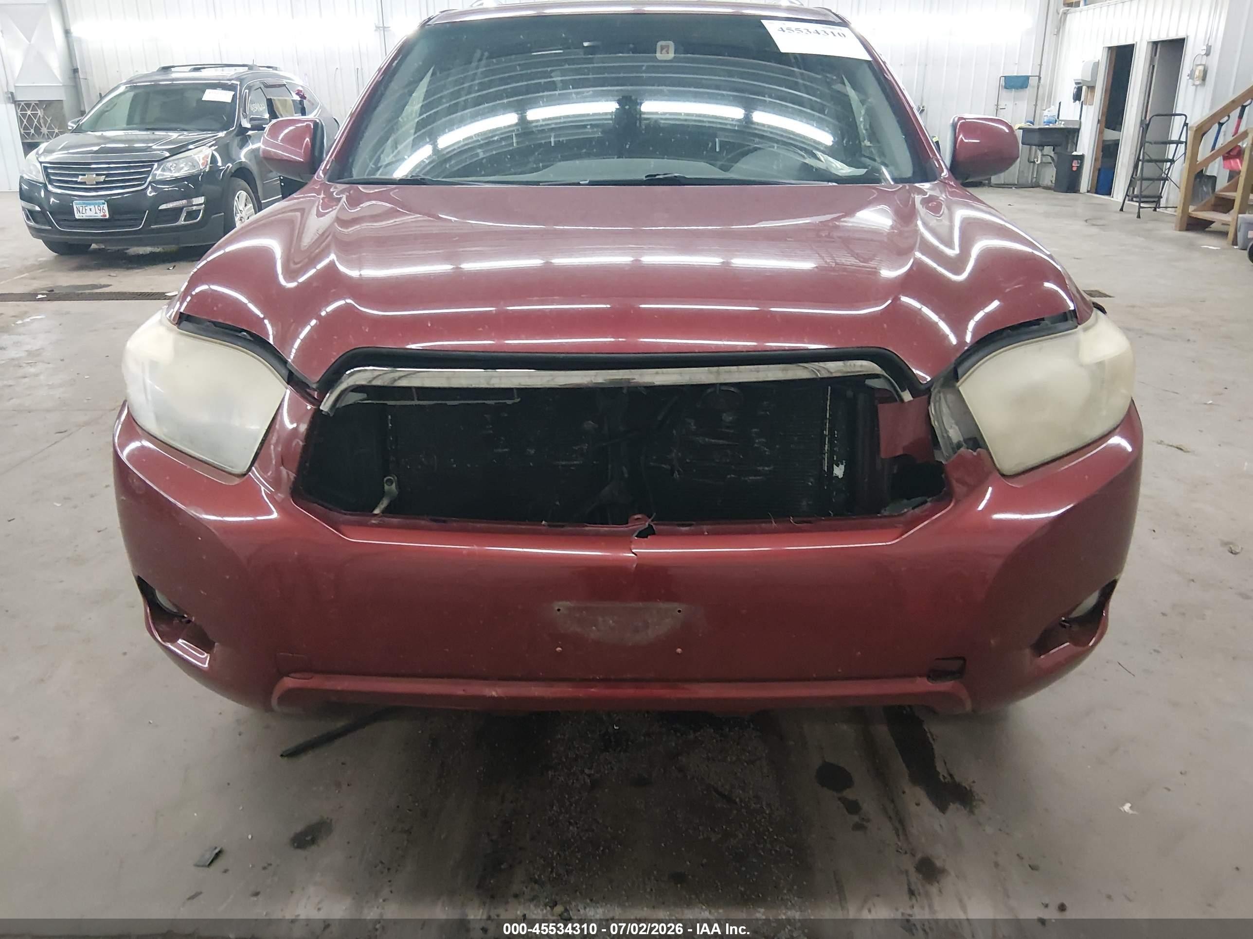 2008 Toyota Highlander Sport Красный vin: JTEES43A382044890