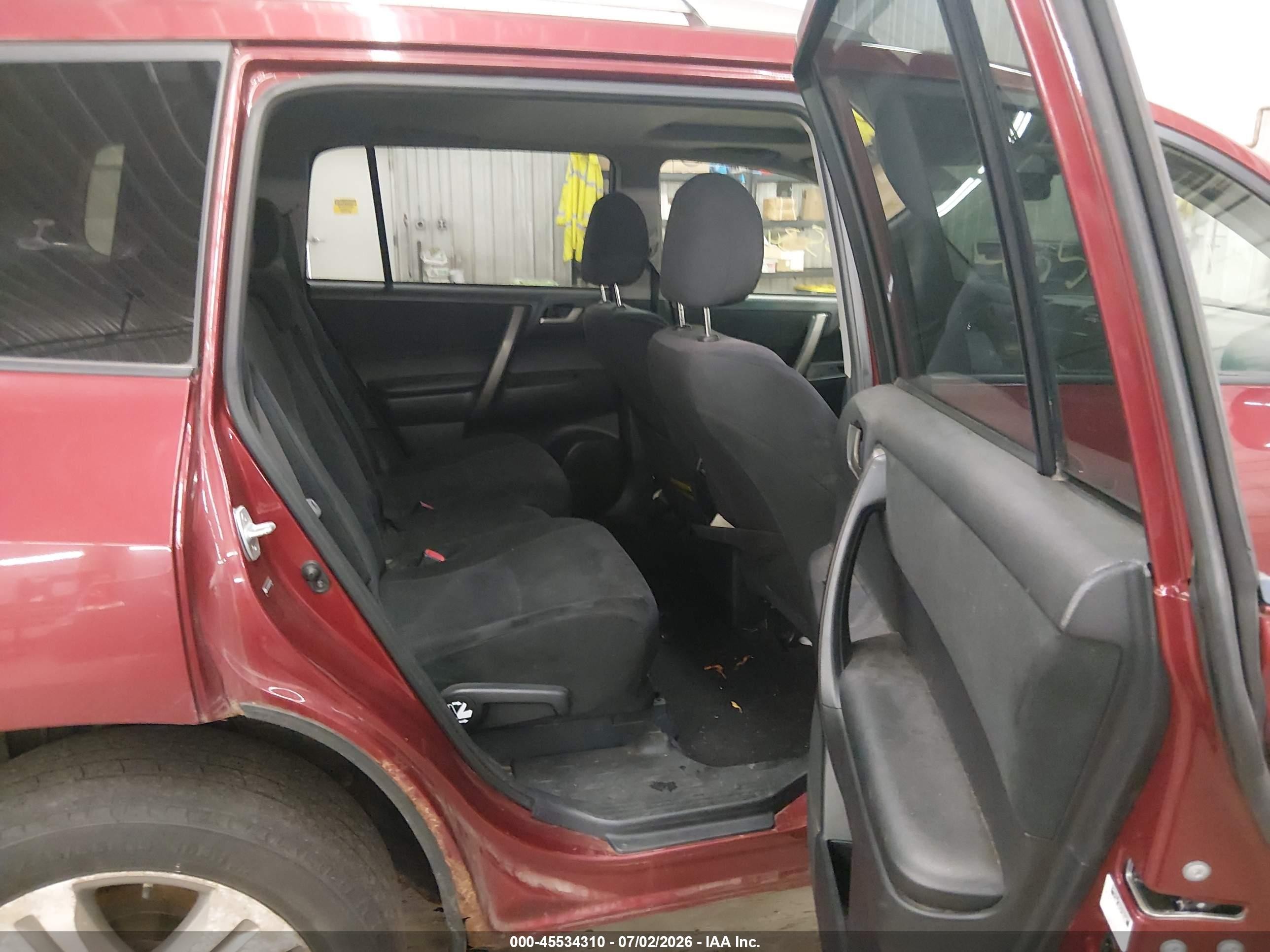 2008 Toyota Highlander Sport Красный vin: JTEES43A382044890