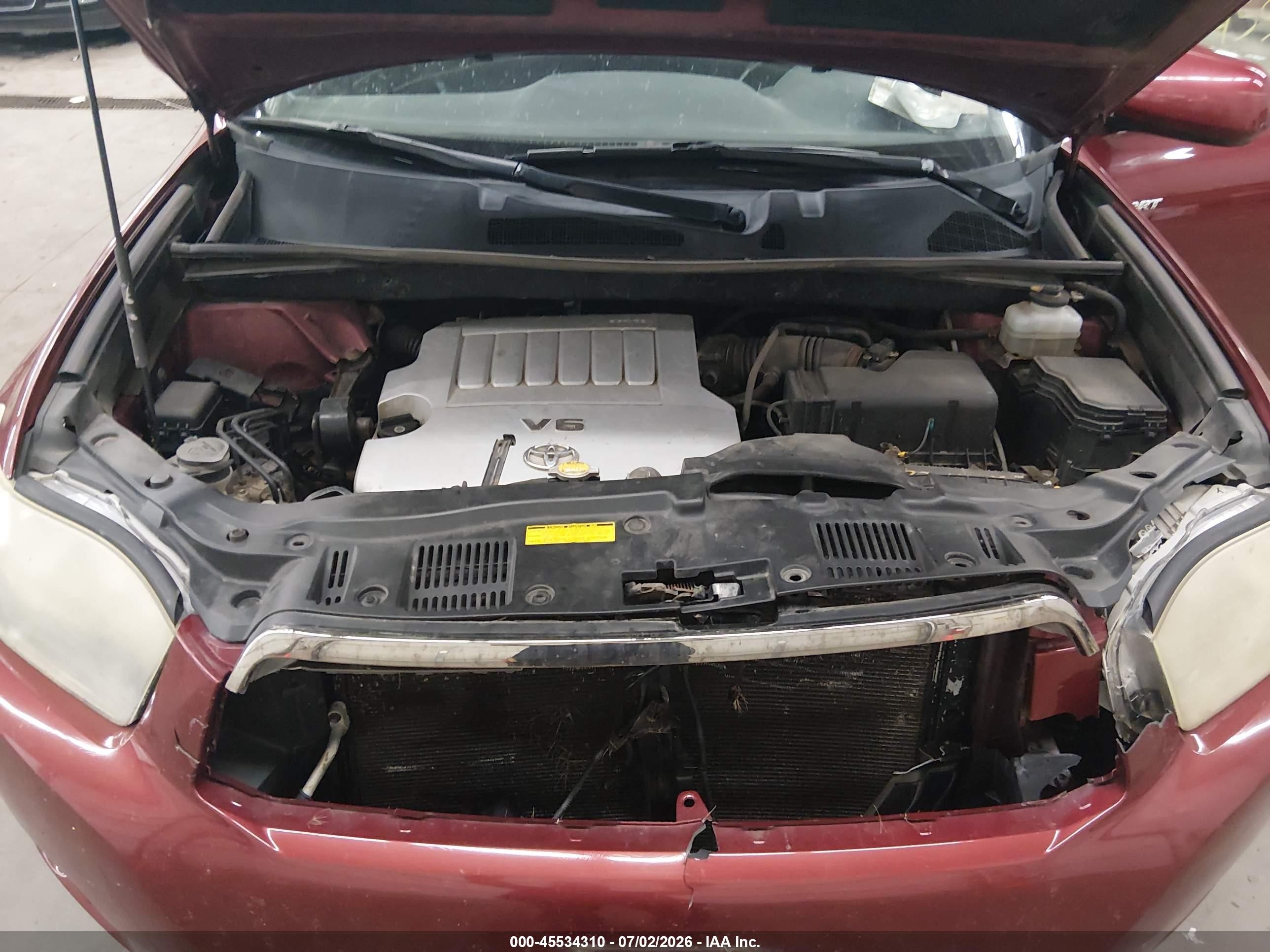 2008 Toyota Highlander Sport Красный vin: JTEES43A382044890