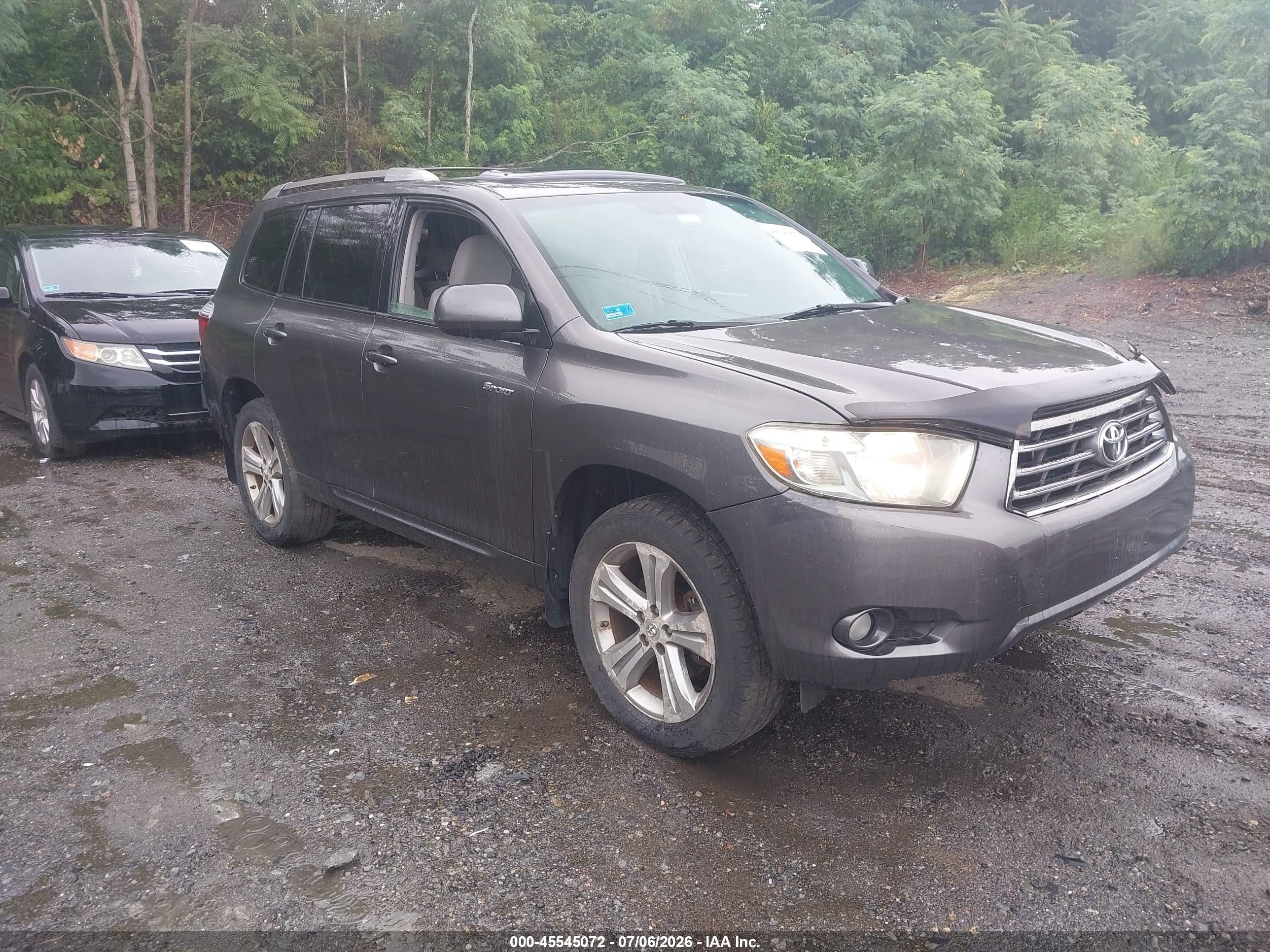 2009 Toyota Highlander Sport Beige vin: JTEES43A392123798