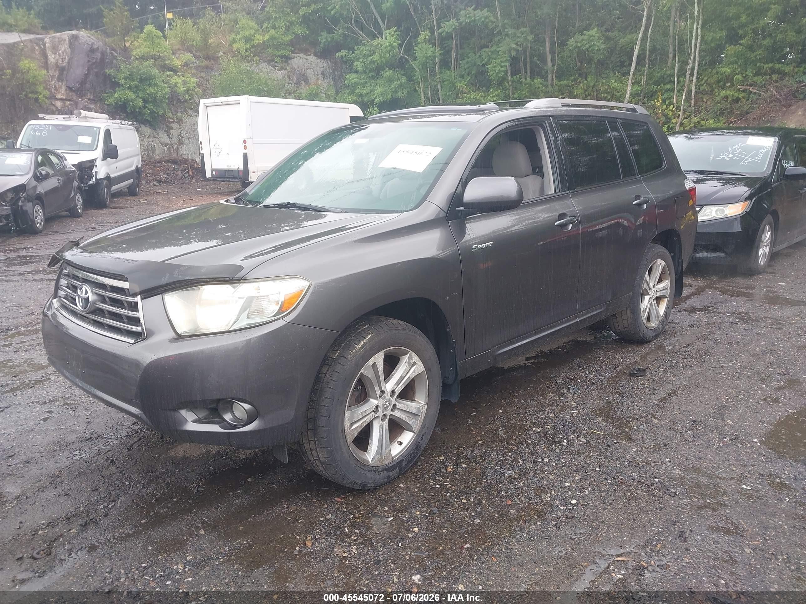 2009 Toyota Highlander Sport Beige vin: JTEES43A392123798