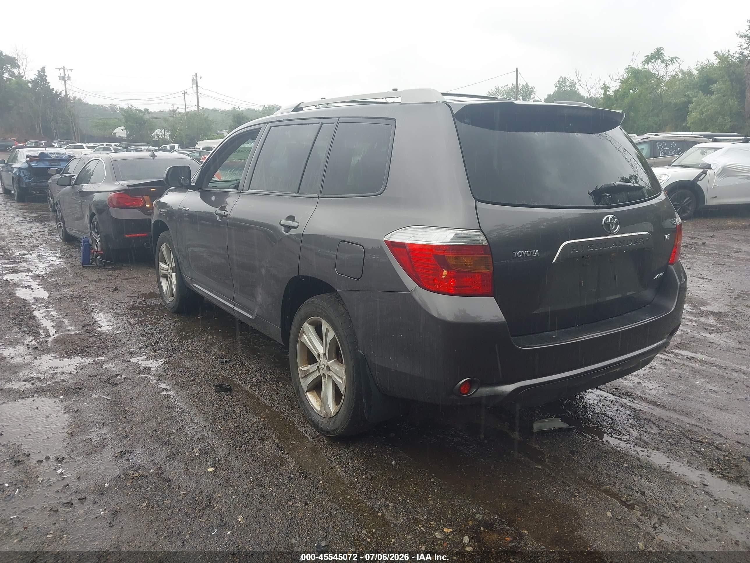 2009 Toyota Highlander Sport Beige vin: JTEES43A392123798