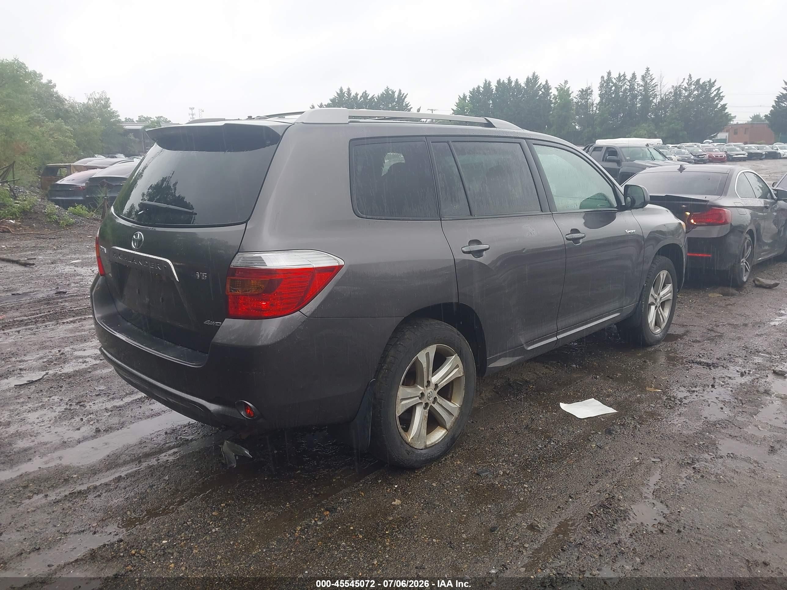 2009 Toyota Highlander Sport Beige vin: JTEES43A392123798