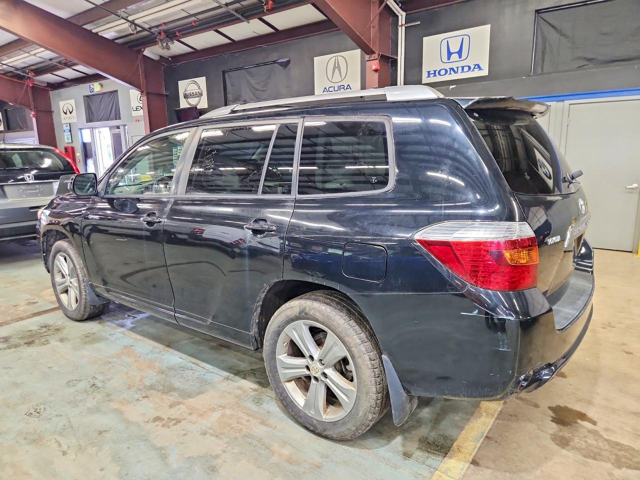 2008 Toyota Highlander Sport Black vin: JTEES43A482013311