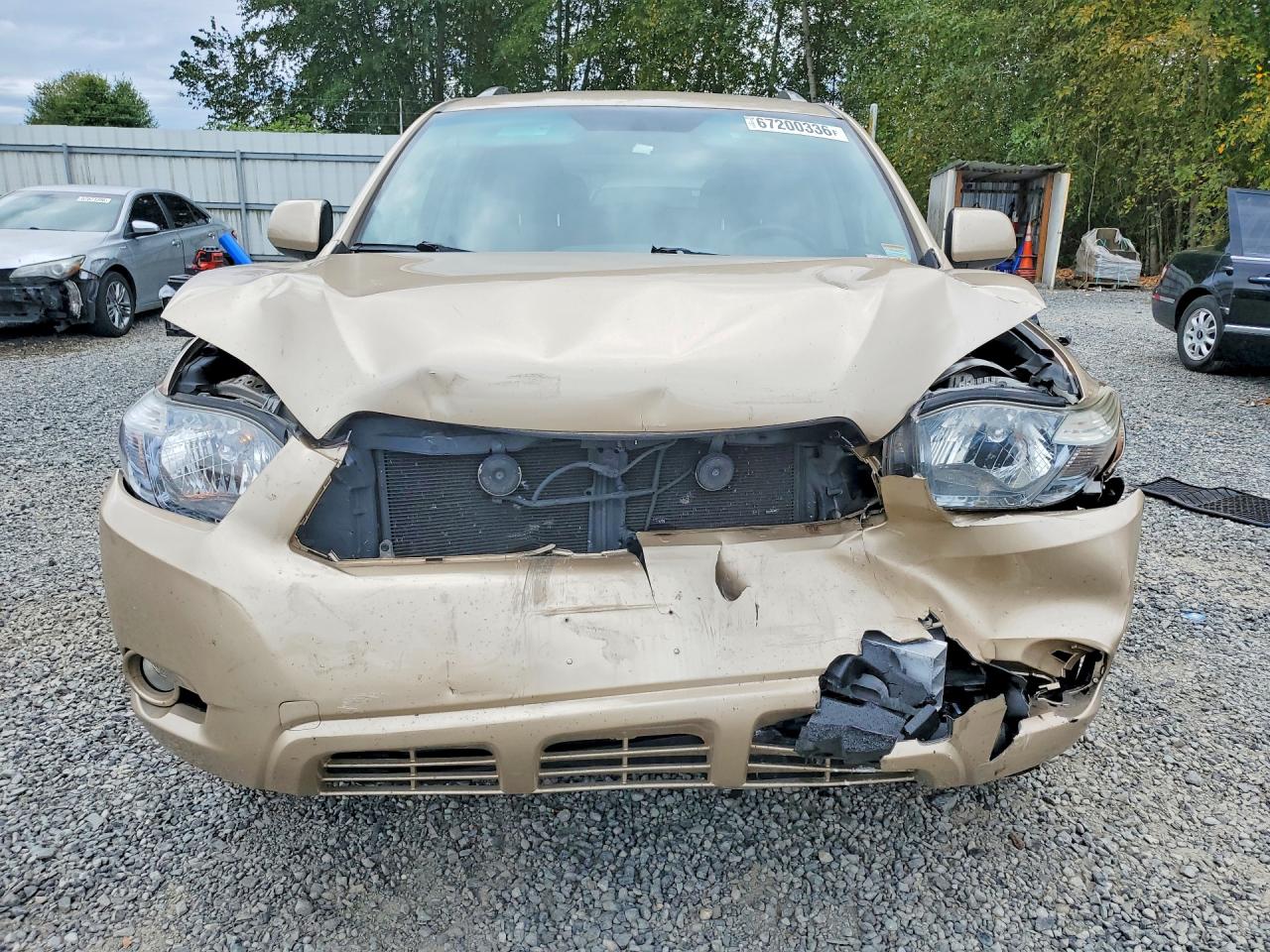 2008 Toyota Highlander Sport Gold vin: JTEES43A482018556