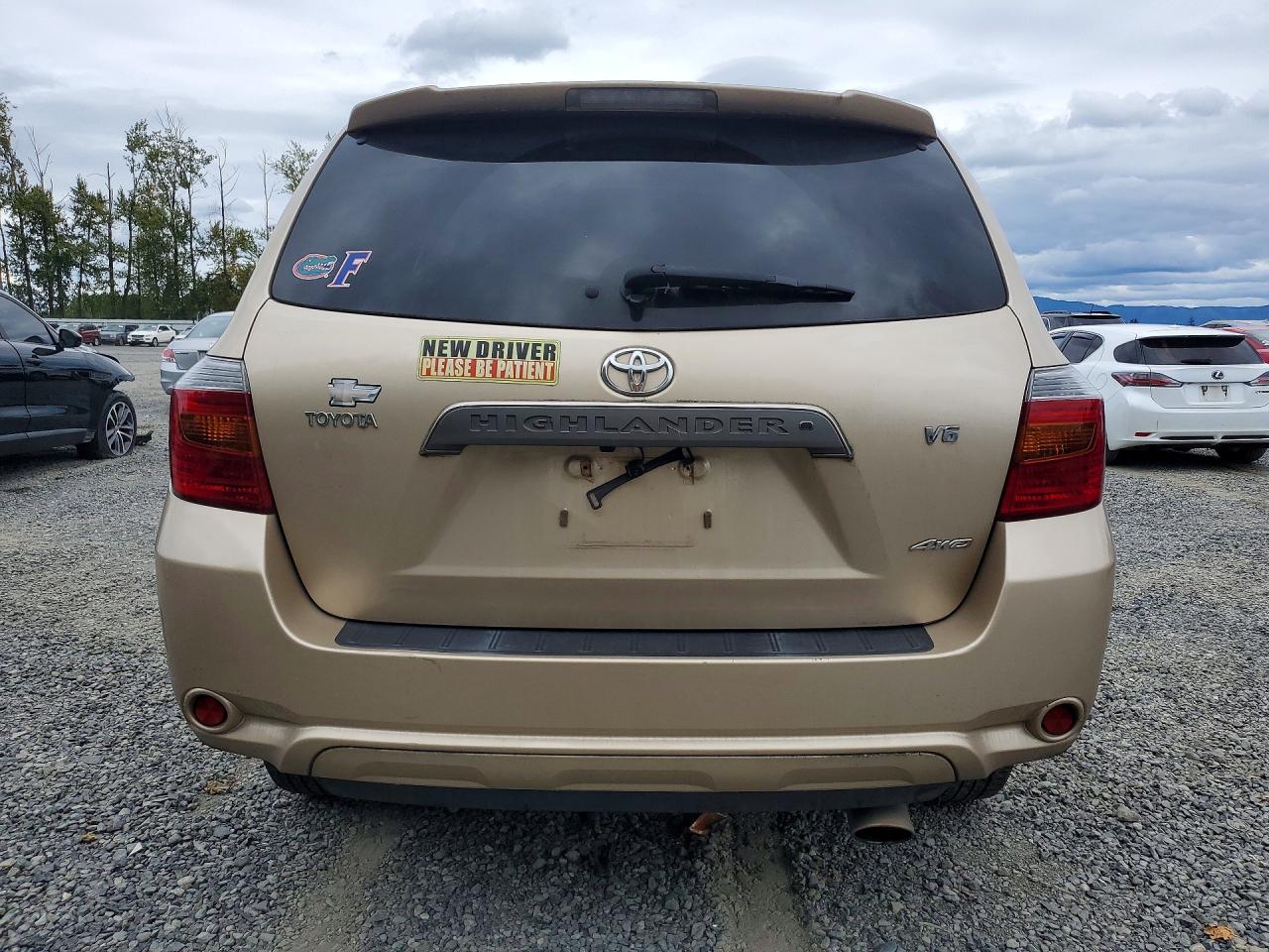 2008 Toyota Highlander Sport Gold vin: JTEES43A482018556