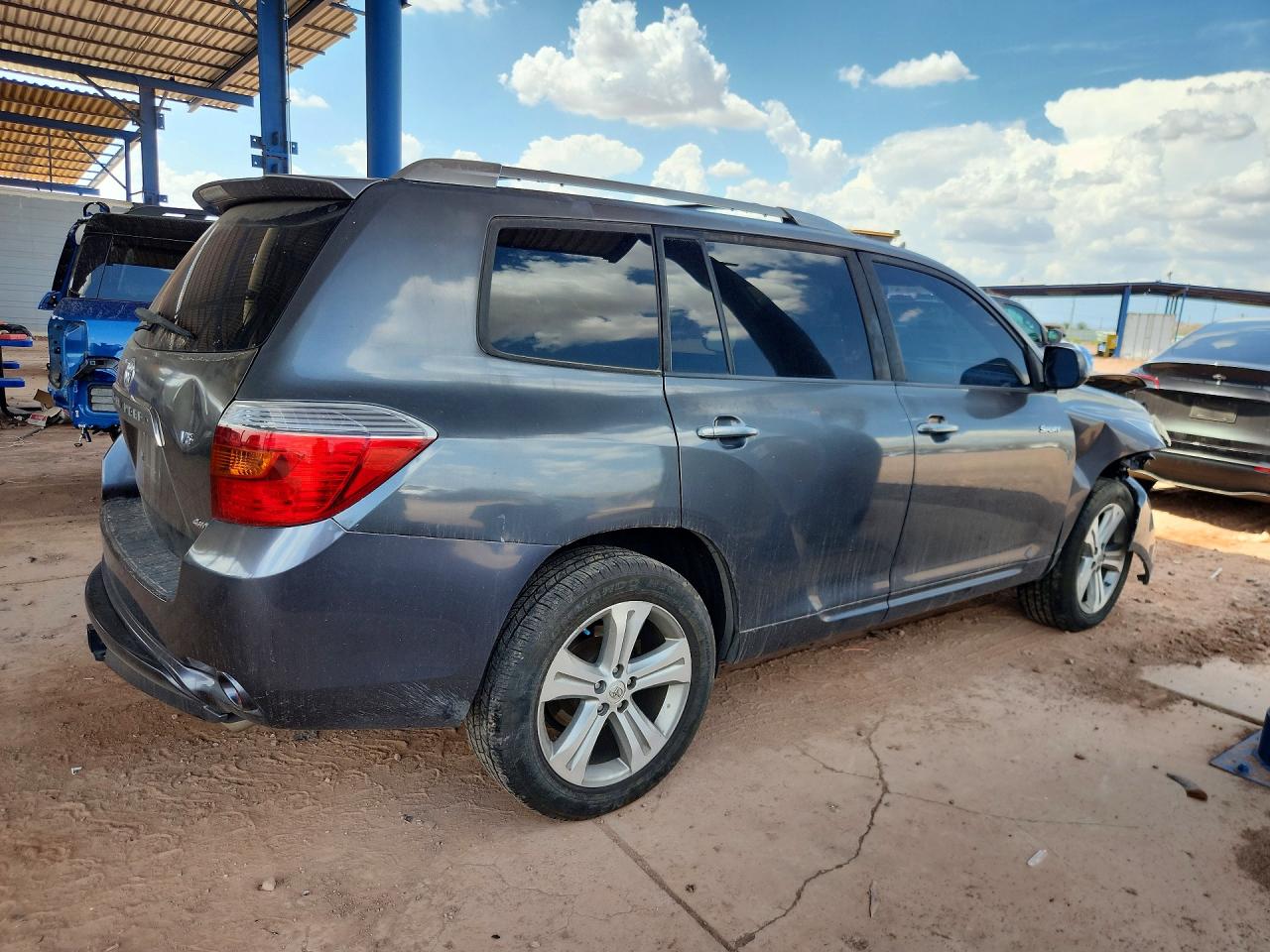 2008 Toyota Highlander Sport Gray vin: JTEES43A482042811